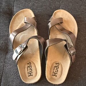 Mudd Brown Leather Sandals